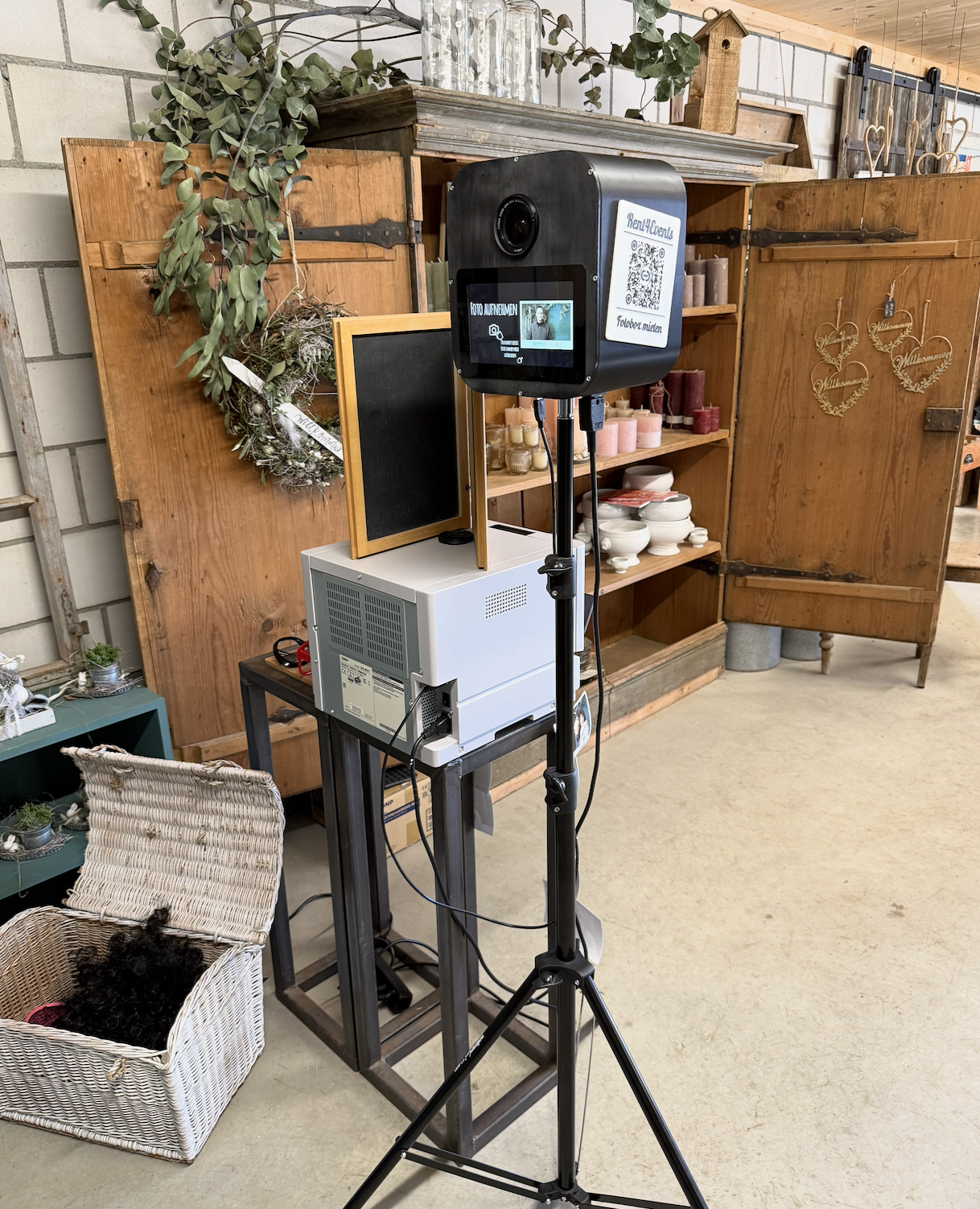 Fotobox mit Sofortdrucker – Rent4Events